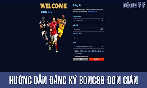 Biểu mẫu đăng ký Bong88